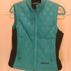Marmot Puffer Quilted Vest Kitzbuhel Small Womens